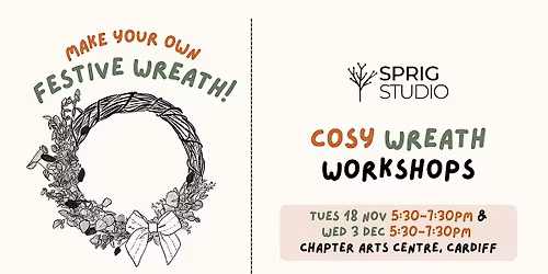 Cosy Wreath Workshop: Make your own festive wreath