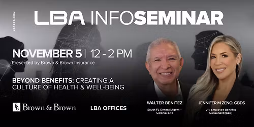 November Info Seminar - Presented by Brown & Brown Insurance