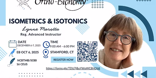 Ortho-Bionomy\u00ae Isometrics & Isotonics with Lynne Marotta