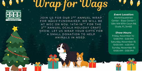 2nd Annual Wrap for Wags