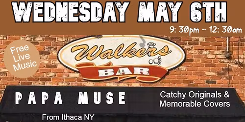 Papa Muse LIVE @ WALKER\u2019S!