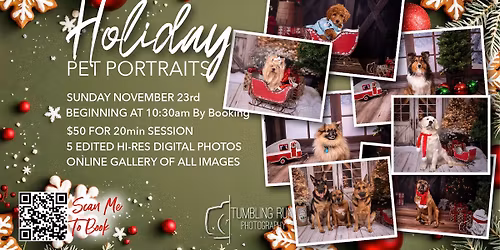Holiday Pet Portraits 2025