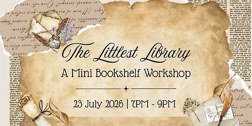 The Littlest Library - A Mini Bookshelf Workshop Part 3!!!