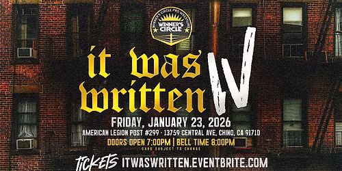 Winner's Circle Pro: "It Was Written 4"