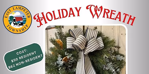 Holiday Wreath Decorating Workshop