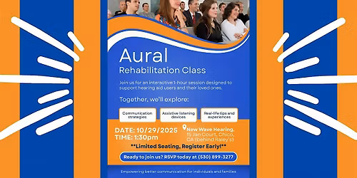 Oct 29 Chico- Aural Rehabilitation Class