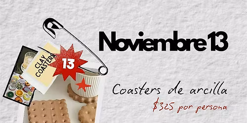 Taller: Coasters de Arcilla