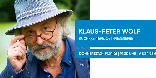 Klaus-Peter Wolf - Buchpremiere: Ostfriesenerbe