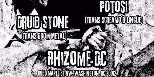 Albatross \/ Vasterian + Bless Yr Heart \/ Ren Riot \/ Potosi \/ Druid Stone - Benefit for Miss Major L.