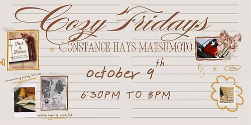 Cozy Fridays - Writing Workshop
