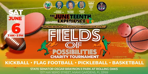 Fields of Possibilities Charity Tournament Juneteenth Kick-Off