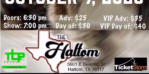 The Venom in the mouth of God Tour 2026 II Haltom Theater II Haltom City TX