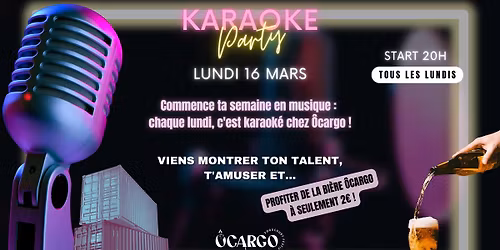 SOIR\u00c9E KARAOK\u00c9