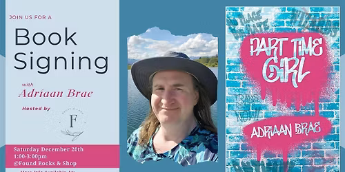 Book Signing with Adriaan Brae