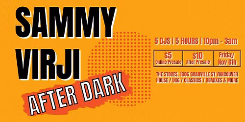 SAMMY VIRJI AFTER DARK