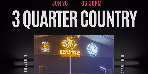 3 Quarter Country @Pinstripes Edina