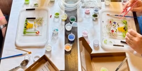 Fused glass craft session: The Blossoms
