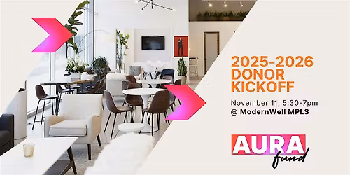 The AURA Fund \/\/ 2025-2026 Donor Kickoff  event