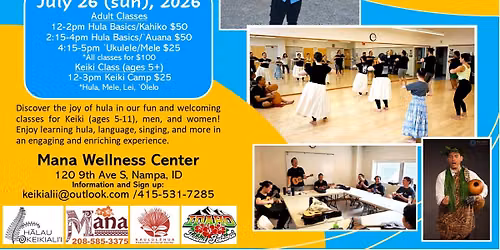 Hula Workshop in Nampa, Idaho w\/ Kumu Hula Kawika Alfiche