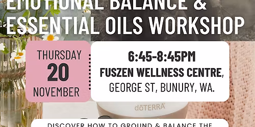 Scorpio New Moon: Emotional Balance & Essential Oils Workshop