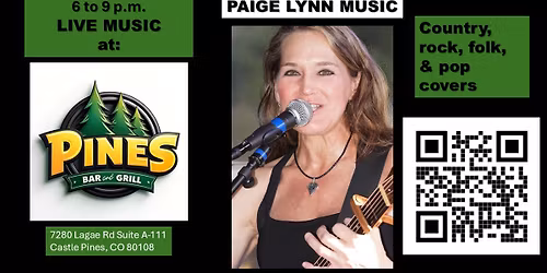 Paige Lynn at Pines Bar & Grill (Live Music, no cover)