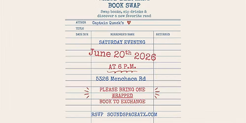 White Elephant Book Swap