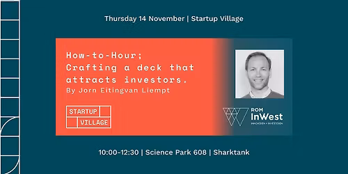 November 13th | How-to-Hour; Crafting a deck that attracts investors.