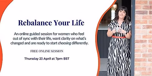 Rebalance Your Life: For women who feel out of sync with their life