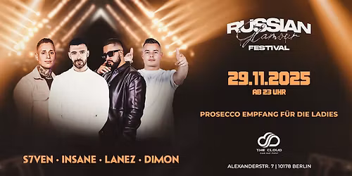 29.11.2025 \u2605 RUSSIAN GLAMOUR FESTIVAL \u2605 CLUB THE CLOUD BERLIN \u2605 INSANE \u2605 L