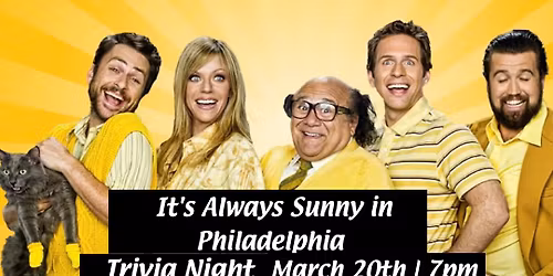It\u2019s Always Sunny Trivia Night