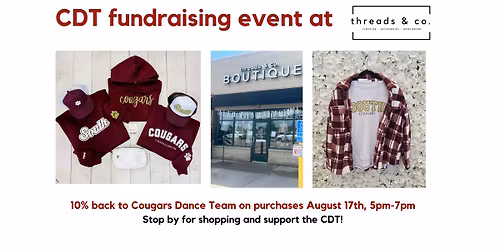CDT Fundraising Event at Threads & Co