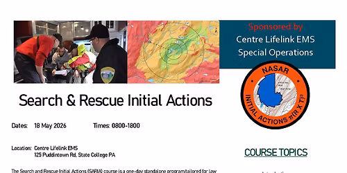 Search & Rescue Initial Actions Course