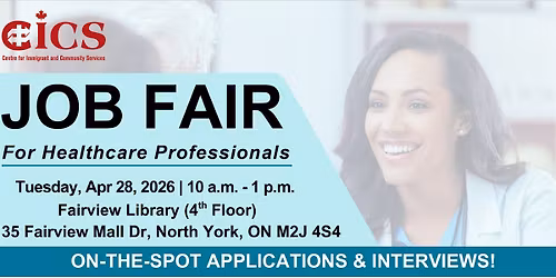Healthcare Job Fair \u2013 On-the-Spot Interviews (PSW\/HSW\/Nursing & More)