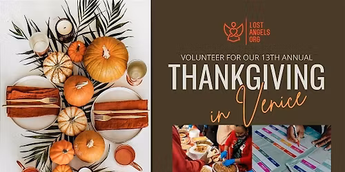 Thanksgiving in Venice  2025- Feed The Homeless