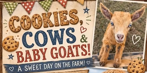 Cookies with Cows and Baby Goats