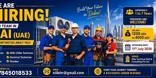 Dubai Career Opportunities \u2013 Walk-In Interview 2026