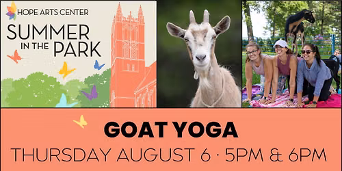 Summer in the Park presents GOAT YOGA!