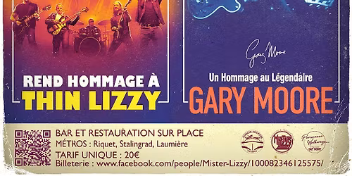 Soir\u00e9e exceptionnelle Thin Lizzy + Gary Moore