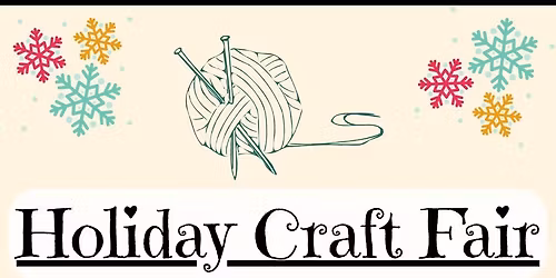 Holiday craft fair