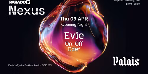 Paradox Nexus: EVIE - Thursdays at Palais