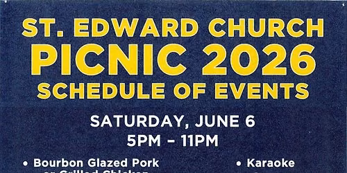 St Edward Picnic Saturday Night