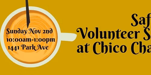 Safe Space Winter Shelter Sign up at Chico Chaihouse
