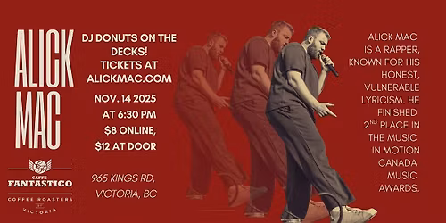 Alick Mac at Caffe Fantastico