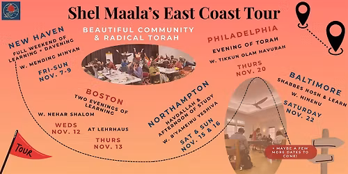 Shel Maala comes to Northampton - Havdallah and Study