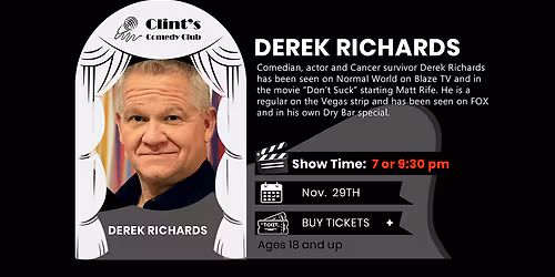 Comedian Derek Richards