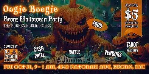 Oogie Boogie Bronx Halloween Party at The Burren Public House