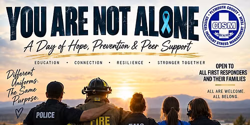 You're Never Alone; A Day of Hope, Prevention & Peer Support