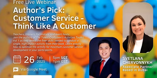 Author's Pick: Customer Service - Think Like A Customer