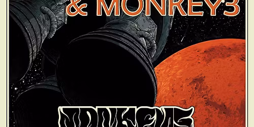 MONKEYS ON MARS (Monkey3 + Mars Red Sky)