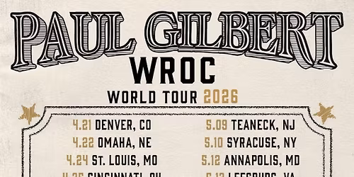 Paul Gilbert WROC Largo FL